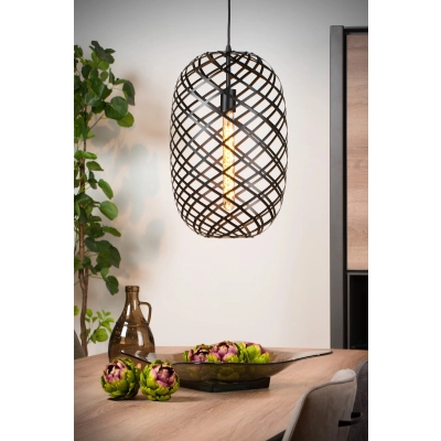 lafabryka.pl Lampa wisząca czarna WOLFRAM 21417/32/30 Lucide